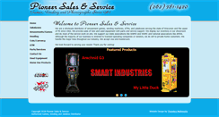 Desktop Screenshot of pioneersalesandservice.com